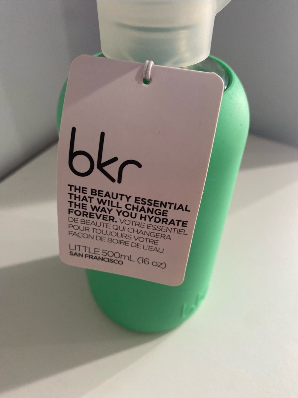 bkr Little 500ml (16oz) Reusable Bottle - Mint Green